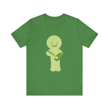 Smiski Painting Tee, Cartoon Character Shirt, Kawaii Apparel