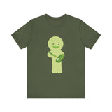 Smiski Painting Tee, Cartoon Character Shirt, Kawaii Apparel