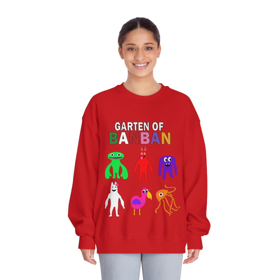 Garten of Banban Sweatshirt: Funny Cartoon Characters Pullover
