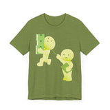 Smiski T-Shirt, Kawaii Cartoon Graphic Tee, Japanese Toy Gift