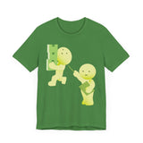 Smiski T-Shirt, Kawaii Cartoon Graphic Tee, Japanese Toy Gift