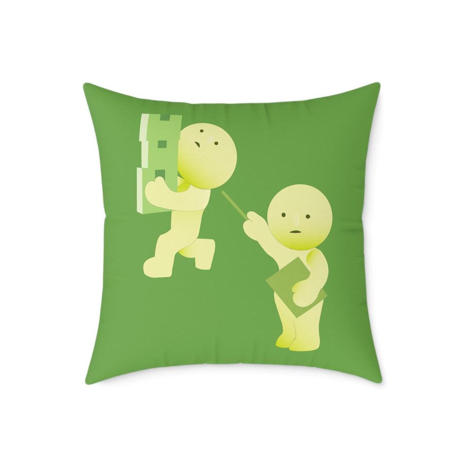 Smiski Poly Canvas Pillow: Whimsical Home Decor Accent