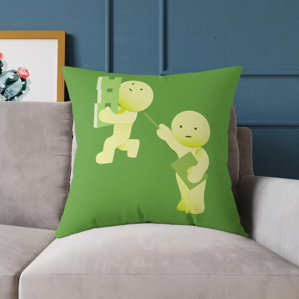 Smiski Poly Canvas Pillow: Whimsical Home Decor Accent