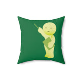 Smiski Spun Polyester Square Pillow - Kawaii Nursery Decor