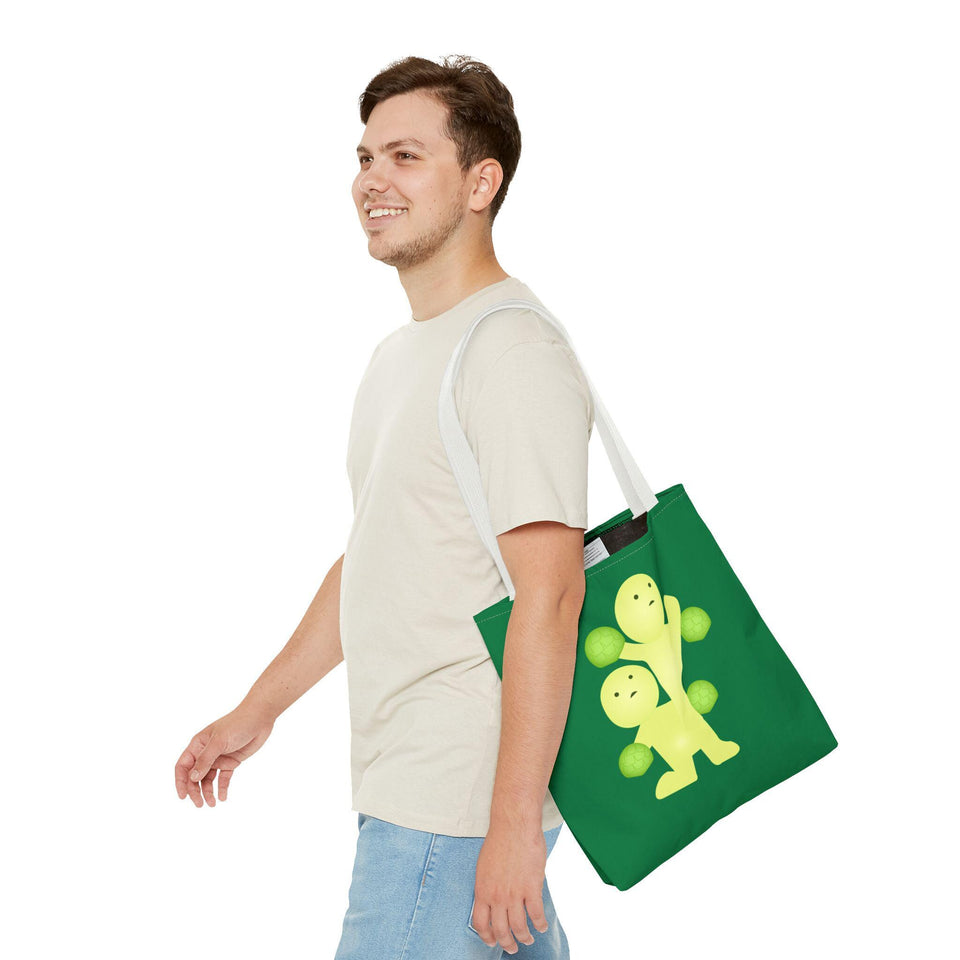 Smiski Design Tote Bag: Kawaii Japanese Character, Reusable Polyester Grocery Bag