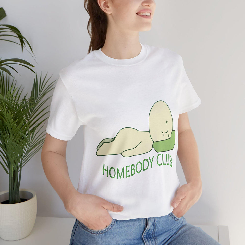 Smiski Homebody Club Graphic Tee | Kawaii Lounge T-Shirt