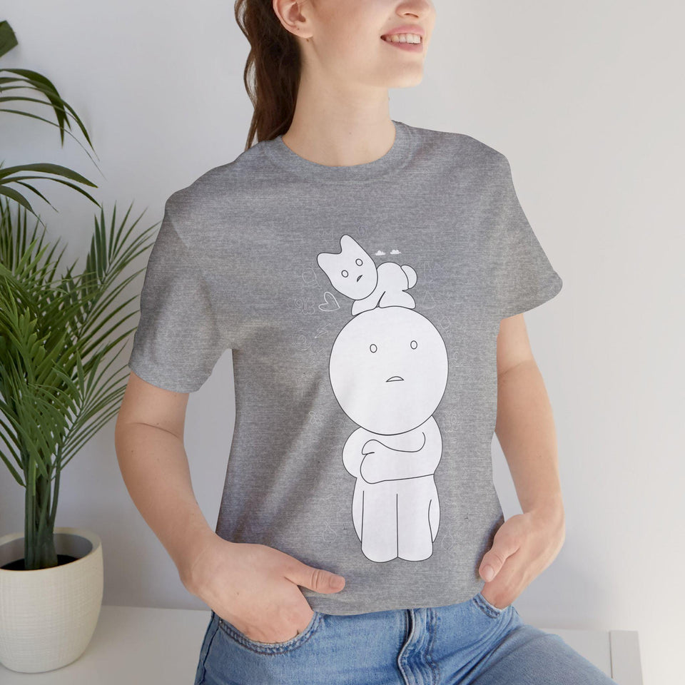 Smiski T-Shirt: Kawaii Ghost Anime Tee, Japanese Character Top