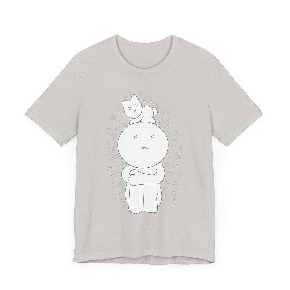 Smiski T-Shirt: Kawaii Ghost Anime Tee, Japanese Character Top