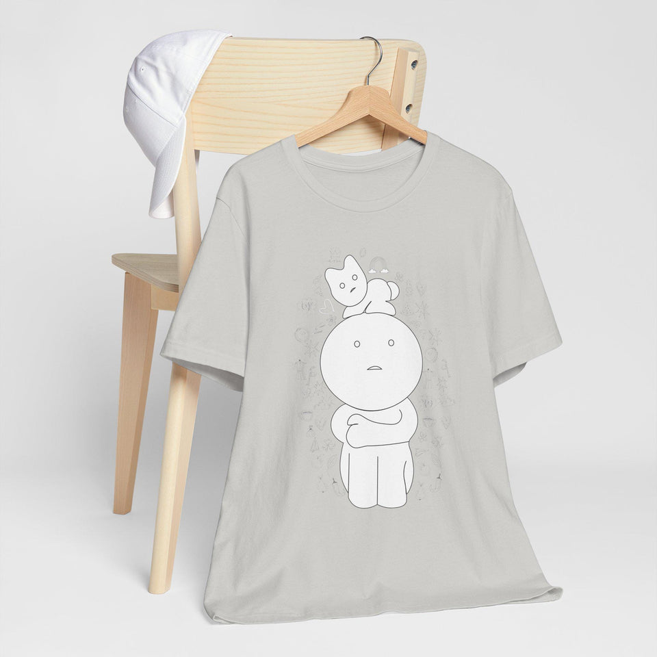 Smiski T-Shirt: Kawaii Ghost Anime Tee, Japanese Character Top