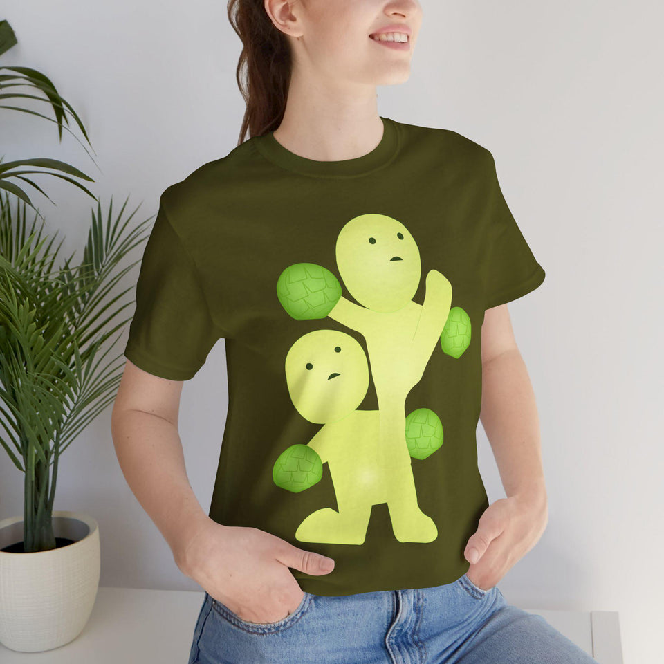 Smiski Graphic T-Shirt, Unisex Cotton Blend Tee, Playful Quirky Design