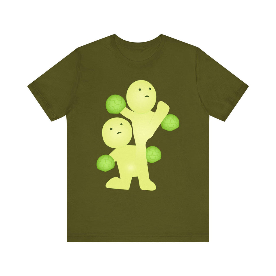 Smiski Graphic T-Shirt, Unisex Cotton Blend Tee, Playful Quirky Design