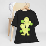 Smiski Graphic T-Shirt, Unisex Cotton Blend Tee, Playful Quirky Design