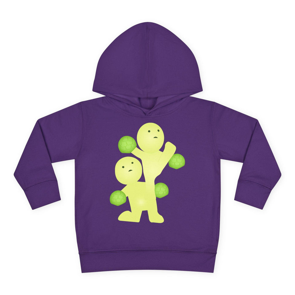 Smiski Toddler Fleece Hoodie, Cute Smiling Creature Design