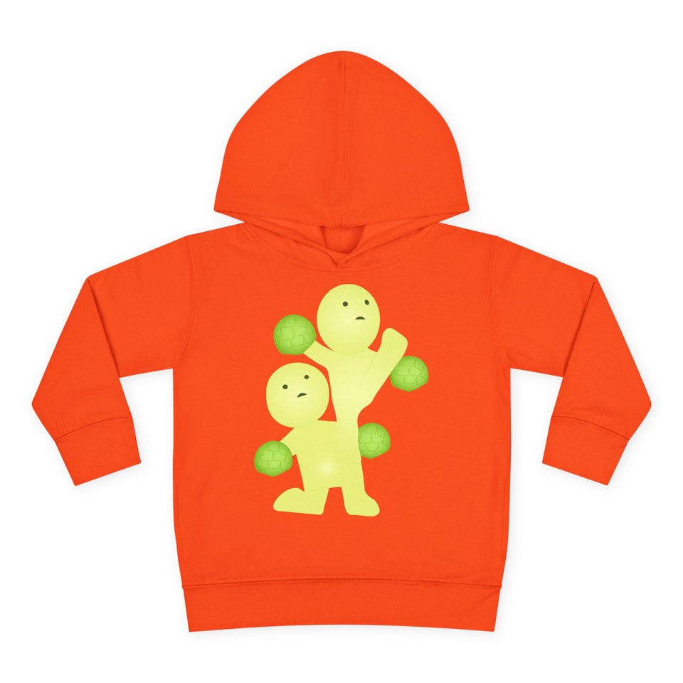 Smiski Toddler Fleece Hoodie, Cute Smiling Creature Design