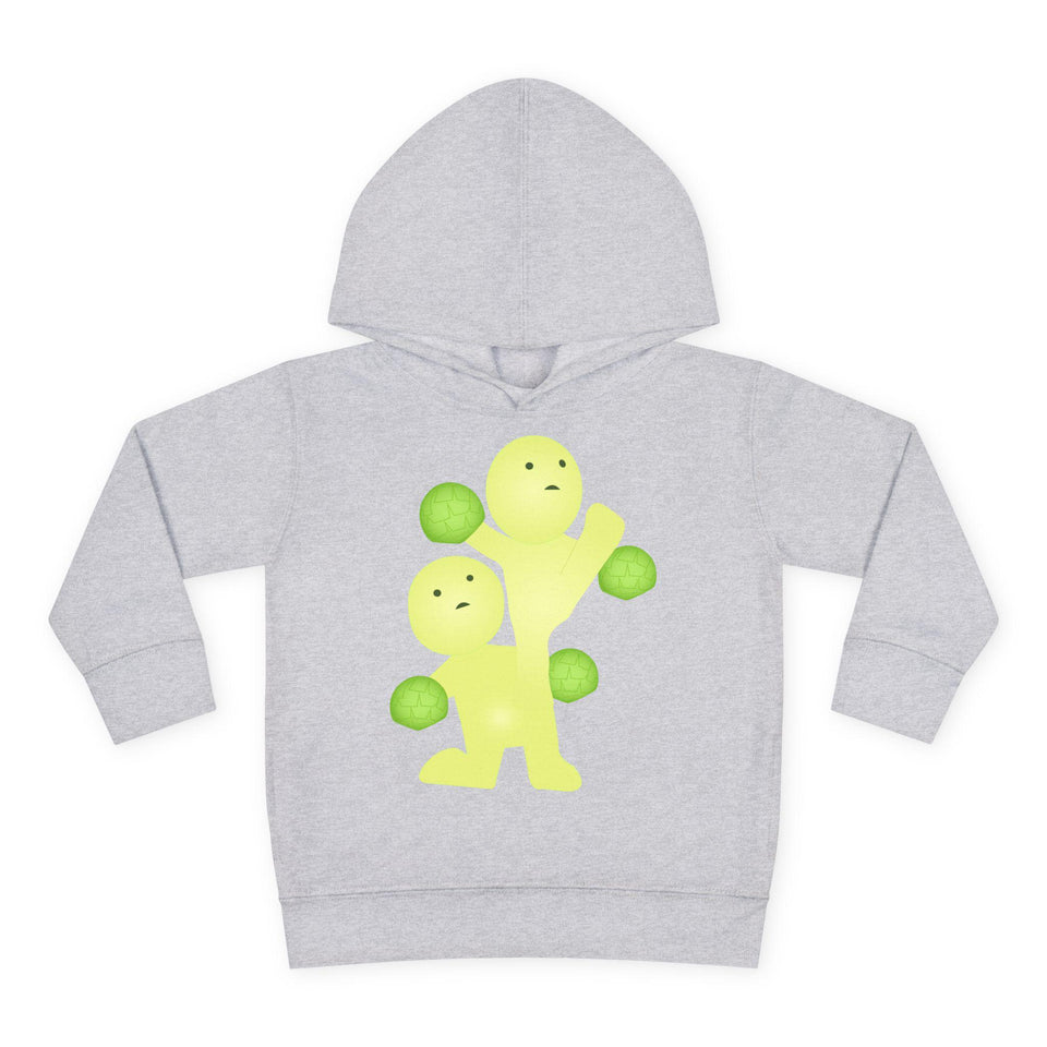 Smiski Toddler Fleece Hoodie, Cute Smiling Creature Design