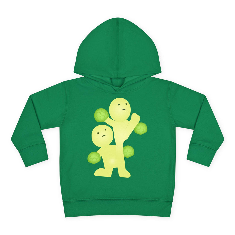 Smiski Toddler Fleece Hoodie, Cute Smiling Creature Design