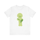 Smiski Painting Tee, Cartoon Character Shirt, Kawaii Apparel
