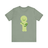 Smiski Painting Tee, Cartoon Character Shirt, Kawaii Apparel