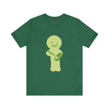 Smiski Painting Tee, Cartoon Character Shirt, Kawaii Apparel
