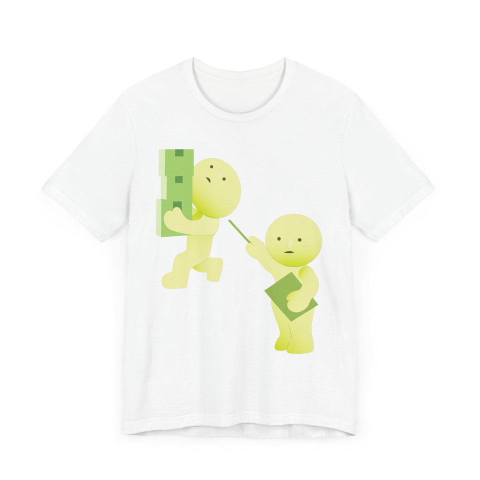 Smiski T-Shirt, Kawaii Cartoon Graphic Tee, Japanese Toy Gift