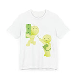 Smiski T-Shirt, Kawaii Cartoon Graphic Tee, Japanese Toy Gift