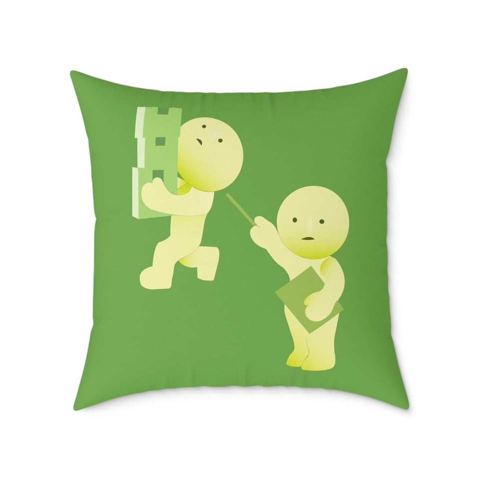 Smiski Poly Canvas Pillow: Whimsical Home Decor Accent