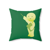 Smiski Spun Polyester Square Pillow - Kawaii Nursery Decor