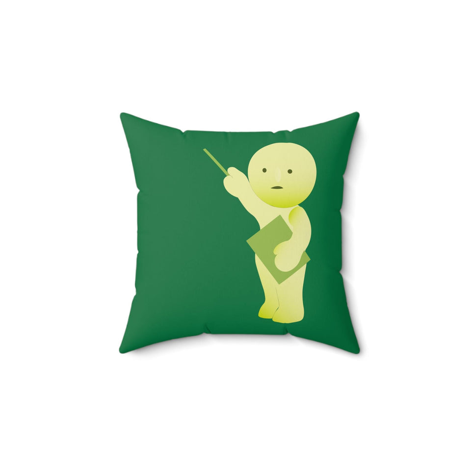 Smiski Spun Polyester Square Pillow - Kawaii Nursery Decor