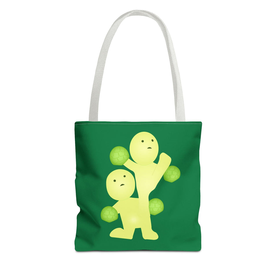 Smiski Design Tote Bag: Kawaii Japanese Character, Reusable Polyester Grocery Bag
