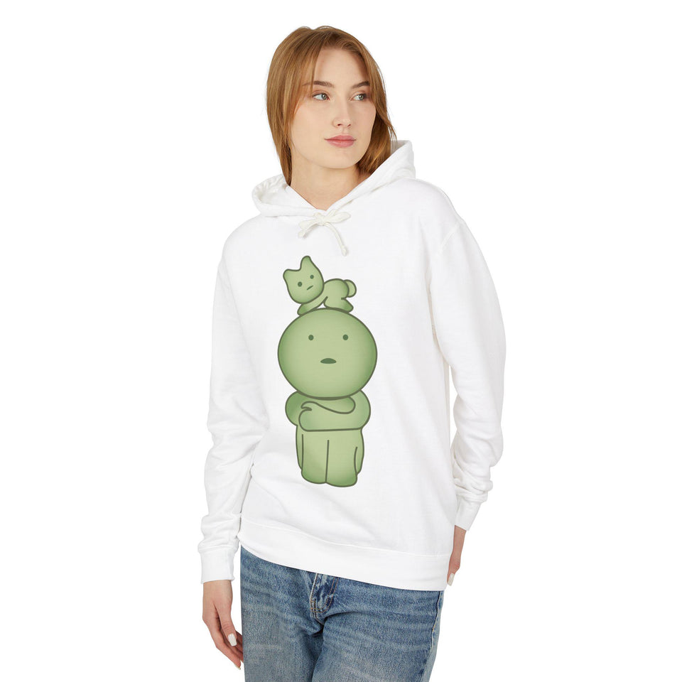 Smiski Hoodie, Cartoon Character Pullover, Relaxed Fit