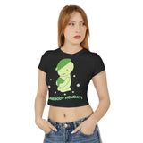 Smiski Baby Tee: Organic Cotton Graphic Print, Kawaii Apparel