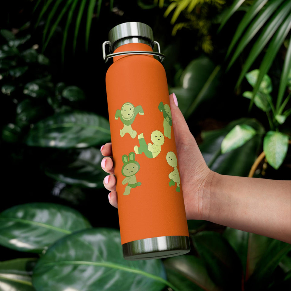 Smiski Design Stainless Steel Water Bottle, Funny Insulated 22oz Tumbler