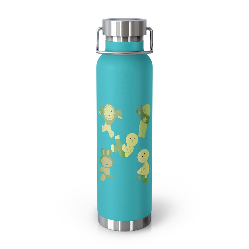 Smiski Design Stainless Steel Water Bottle, Funny Insulated 22oz Tumbler