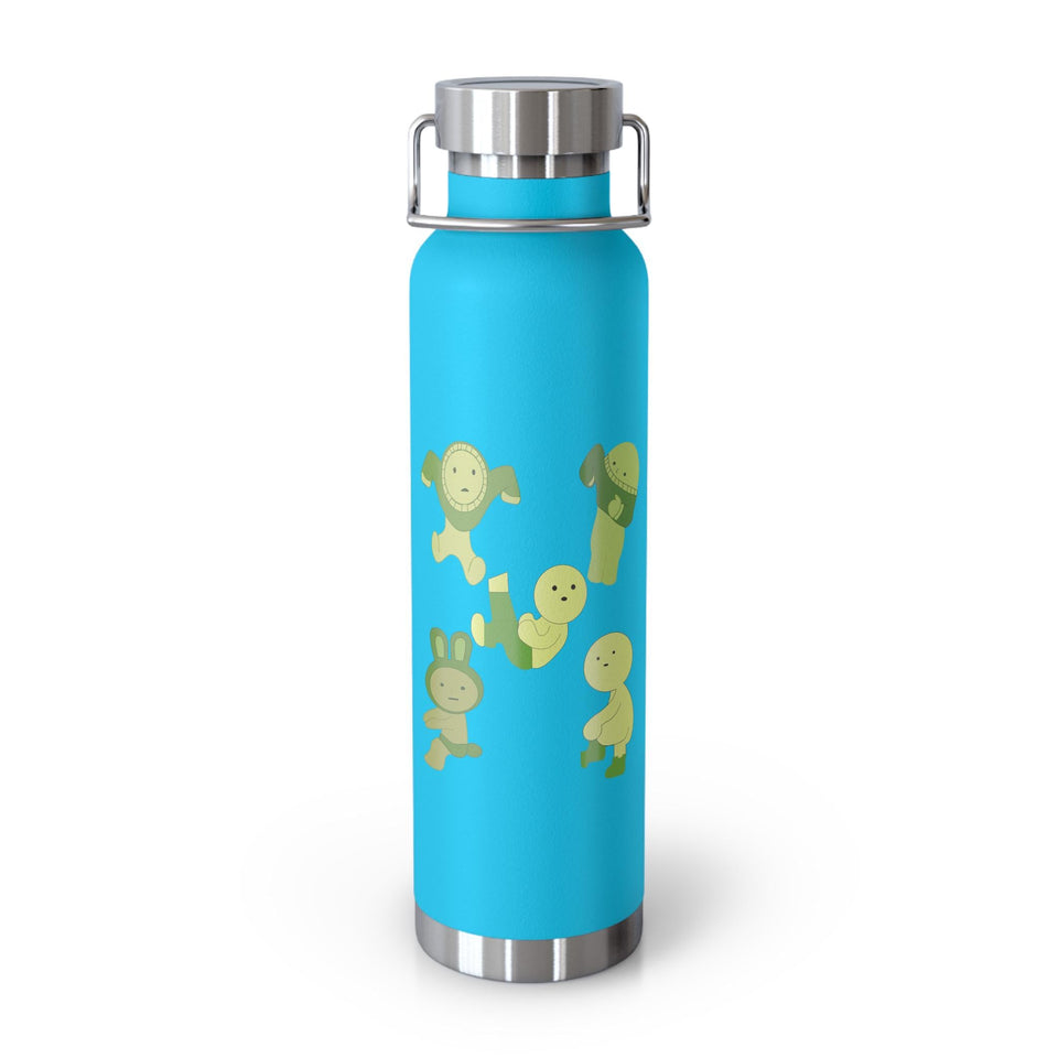Smiski Design Stainless Steel Water Bottle, Funny Insulated 22oz Tumbler