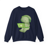 Smiski Sweatshirt: Embroidered Kawaii Japanese Character Pullover