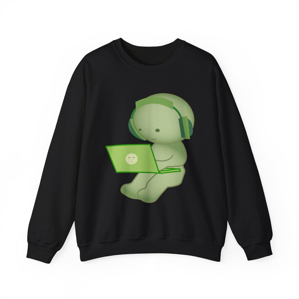 Smiski Sweatshirt: Embroidered Kawaii Japanese Character Pullover