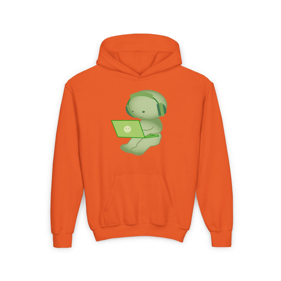 Smiski Youth Hoodie - Kawaii Design, Embroidered Pullover