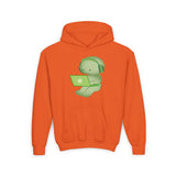 Smiski Youth Hoodie - Kawaii Design, Embroidered Pullover