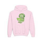 Smiski Youth Hoodie - Kawaii Design, Embroidered Pullover