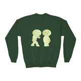 Smiski Youth Sweatshirt: Playful Graphic Print Kids Jumper