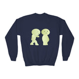 Smiski Youth Sweatshirt: Playful Graphic Print Kids Jumper