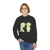 Smiski Youth Sweatshirt: Playful Graphic Print Kids Jumper