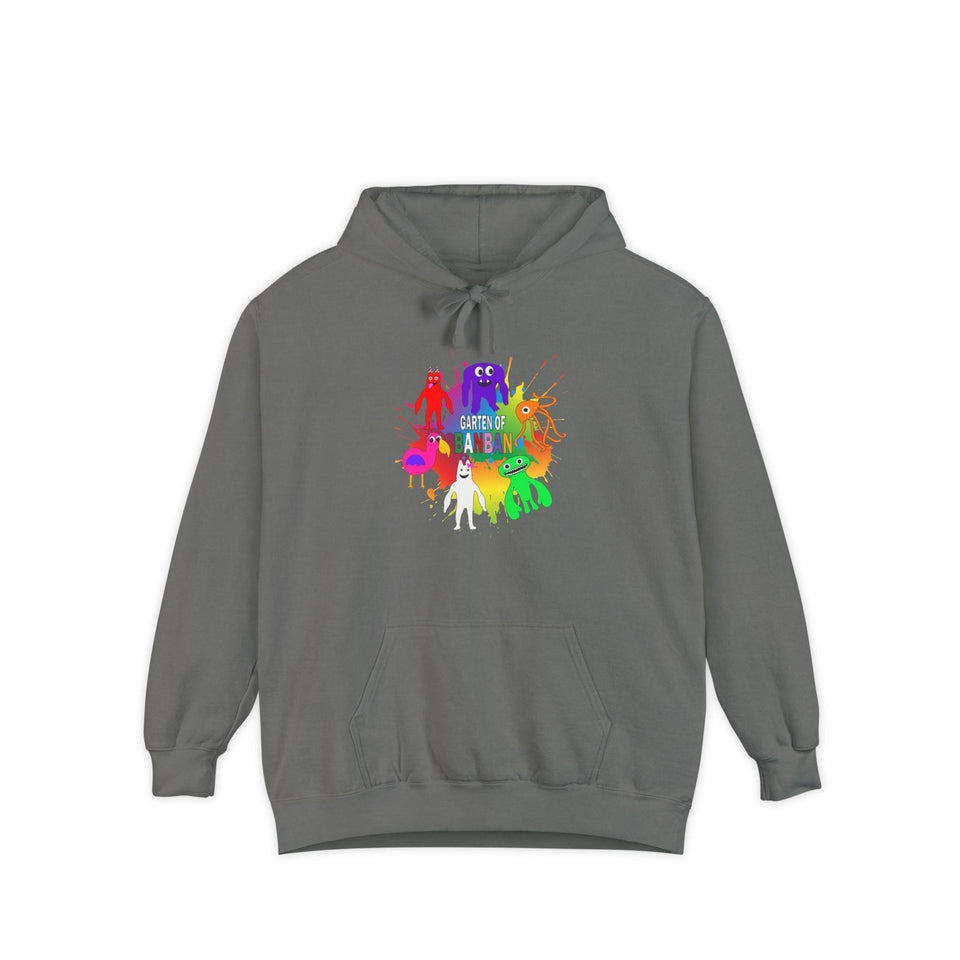 Garten of Banban Hoodie: Garment-Dyed Unisex Sweatshirt
