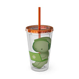 Sunsplash Smiski Tumbler, Character Acrylic Cup, 16oz