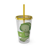 Sunsplash Smiski Tumbler, Character Acrylic Cup, 16oz