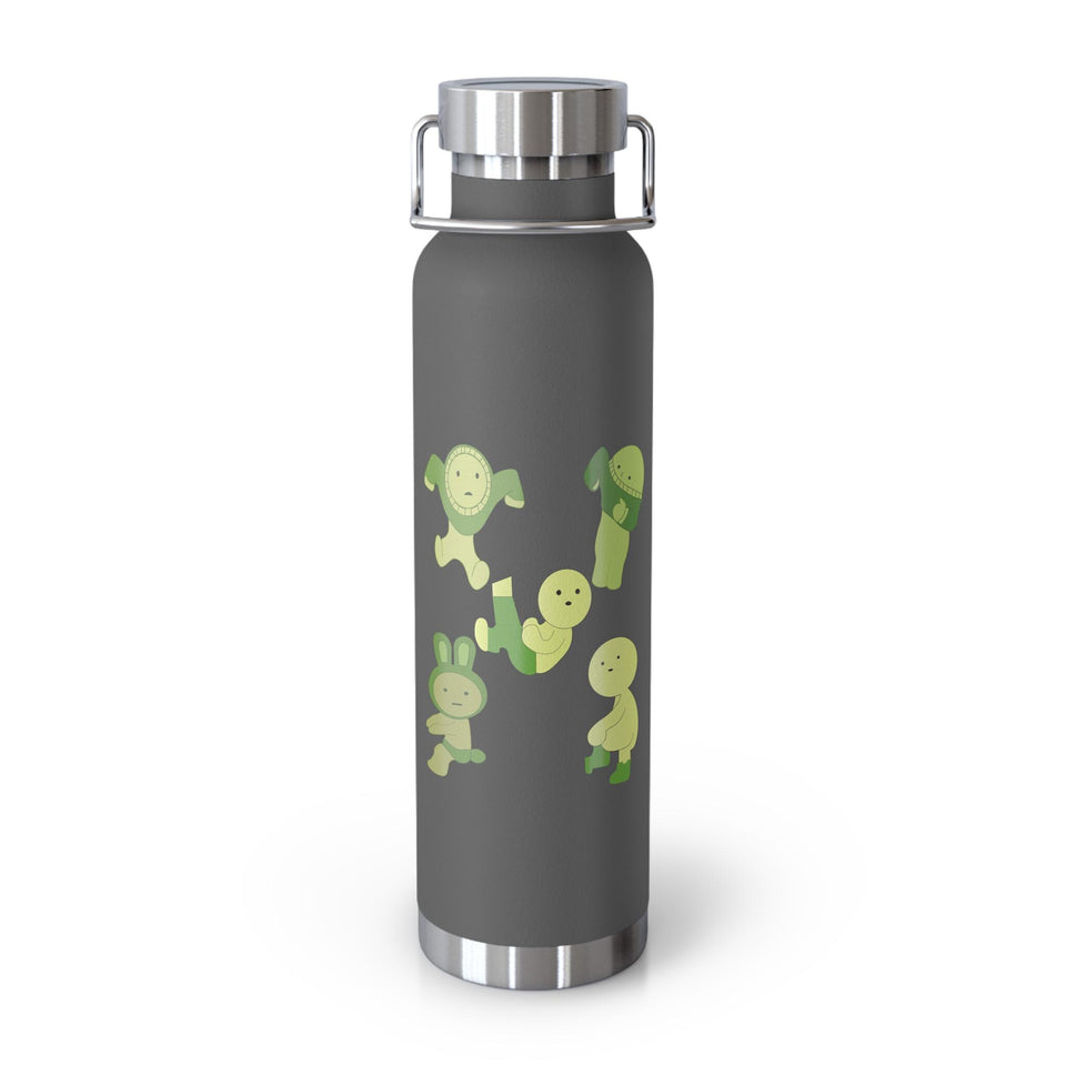 Smiski Design Stainless Steel Water Bottle, Funny Insulated 22oz Tumbler