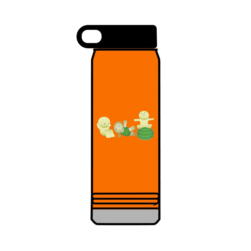 Smiski Design Water Bottle, 32oz Stainless Steel, Leakproof