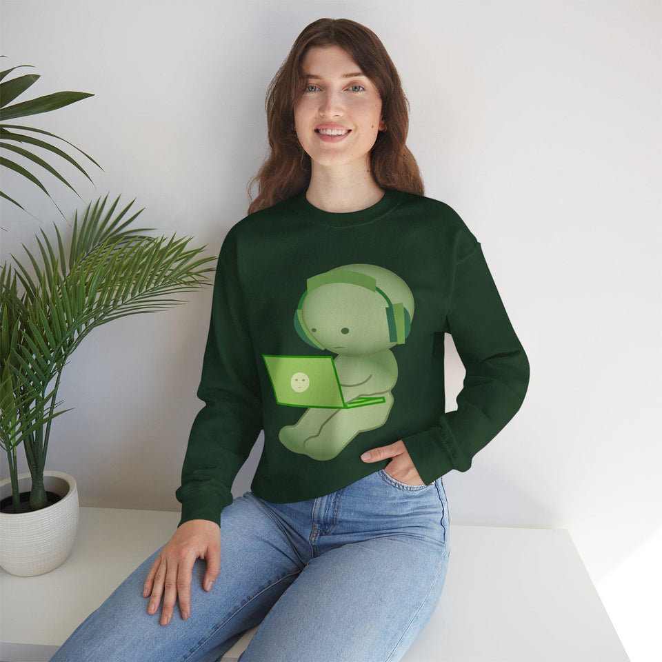 Smiski Sweatshirt: Embroidered Kawaii Japanese Character Pullover