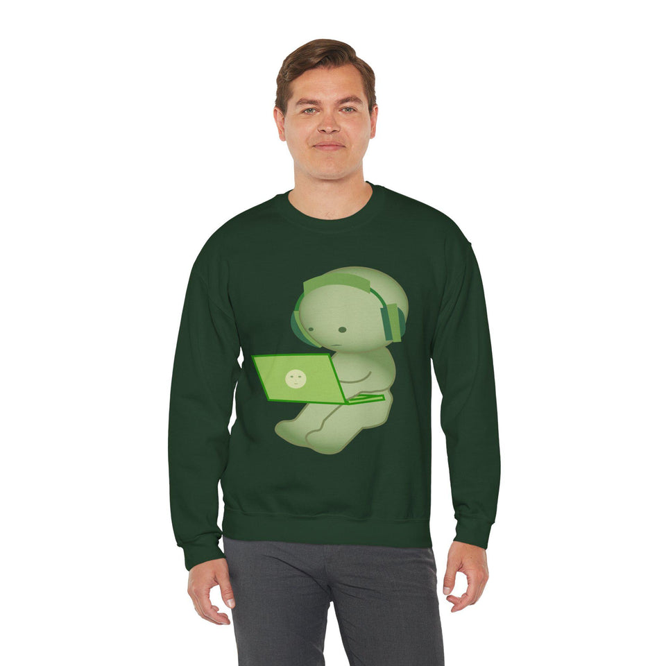 Smiski Sweatshirt: Embroidered Kawaii Japanese Character Pullover