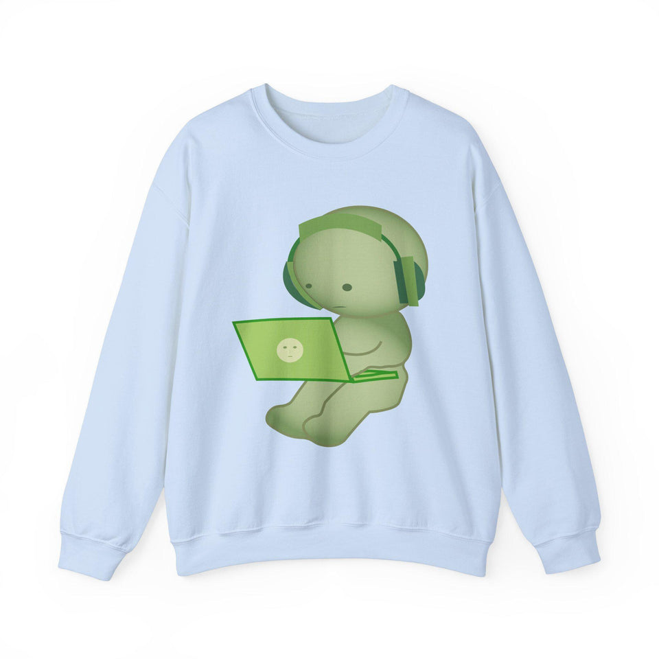 Smiski Sweatshirt: Embroidered Kawaii Japanese Character Pullover